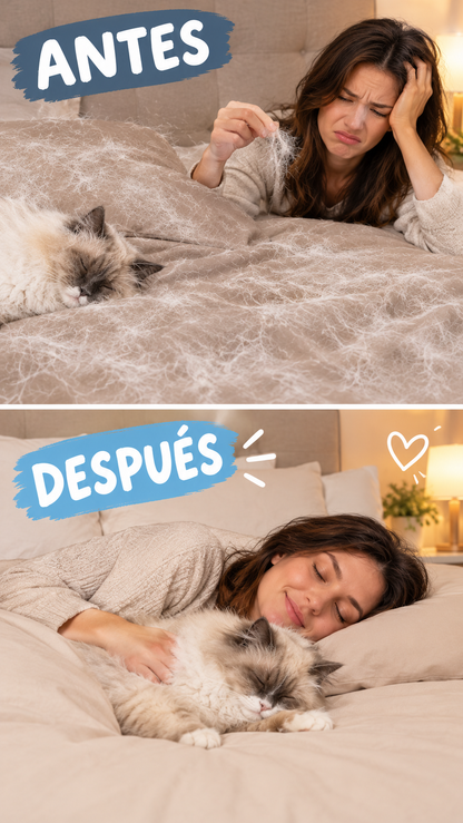 Saco para gatos que duerme pegado a tu cama